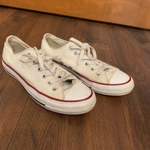 Women’s white converse